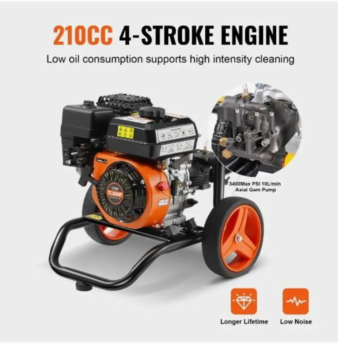 Gas Pressure Washer 3400 PSI 2.6 GPM - Image 3