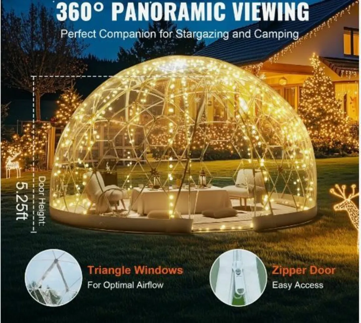 Dome Bubble Tent Outdoor - Image 2