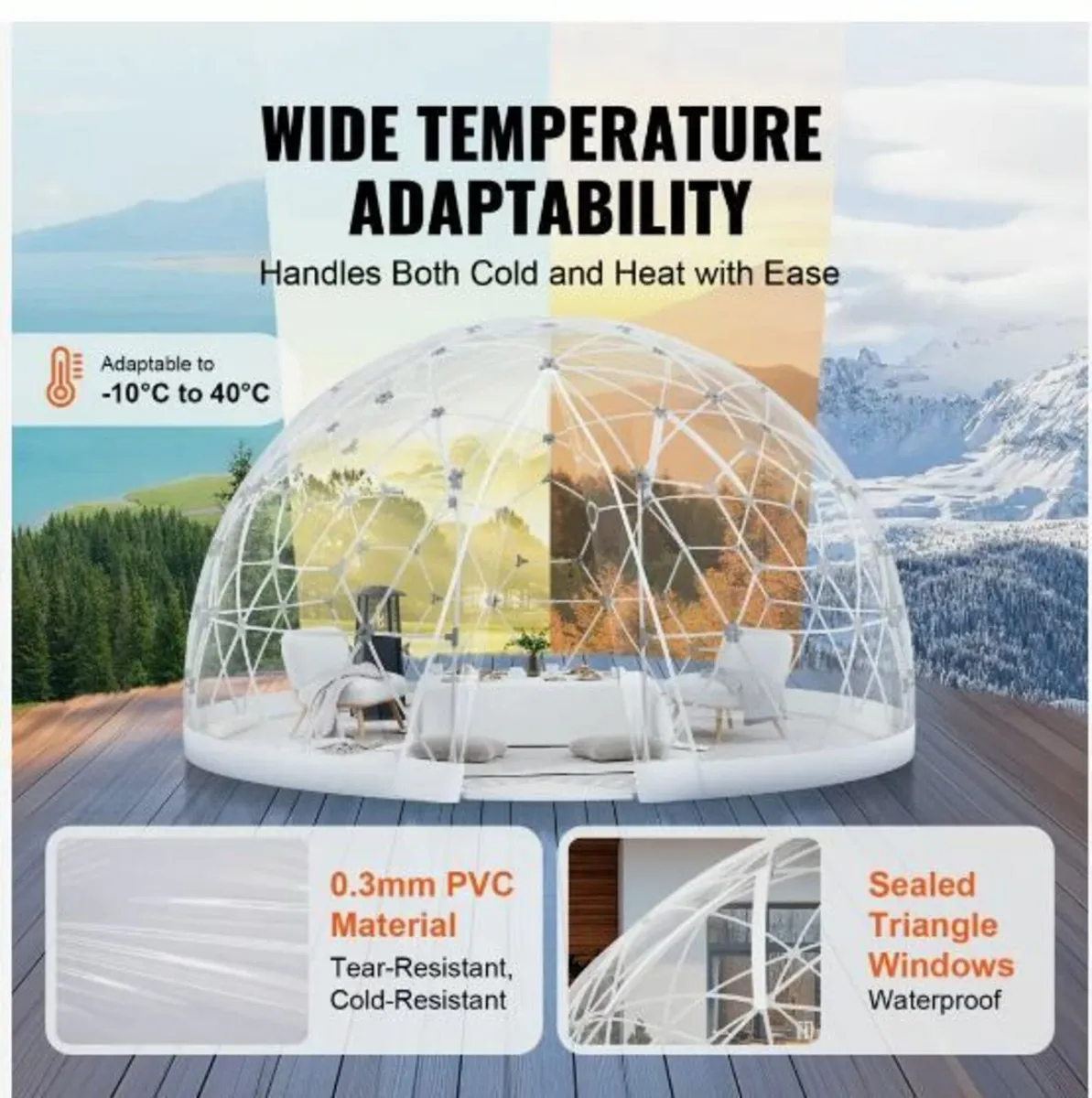 Dome Bubble Tent Outdoor - Image 3