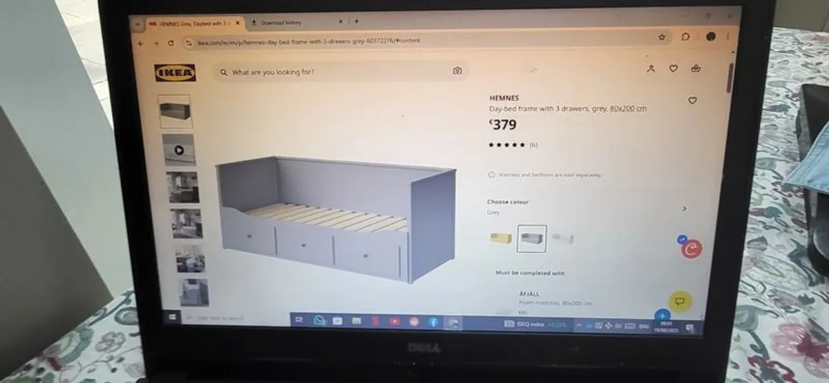 Ikea single/double Bed - Image 1