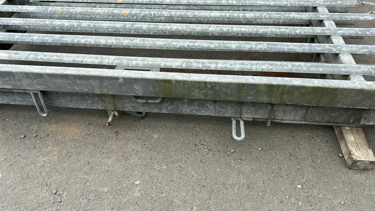 Galvanised Commercial  Palisades Gates 6M - Image 3