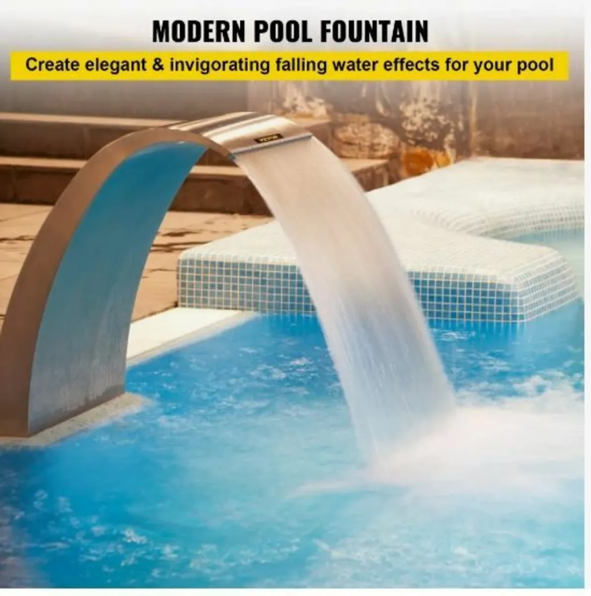 Pool Water Fountain Stainless Steel Pond - Image 2
