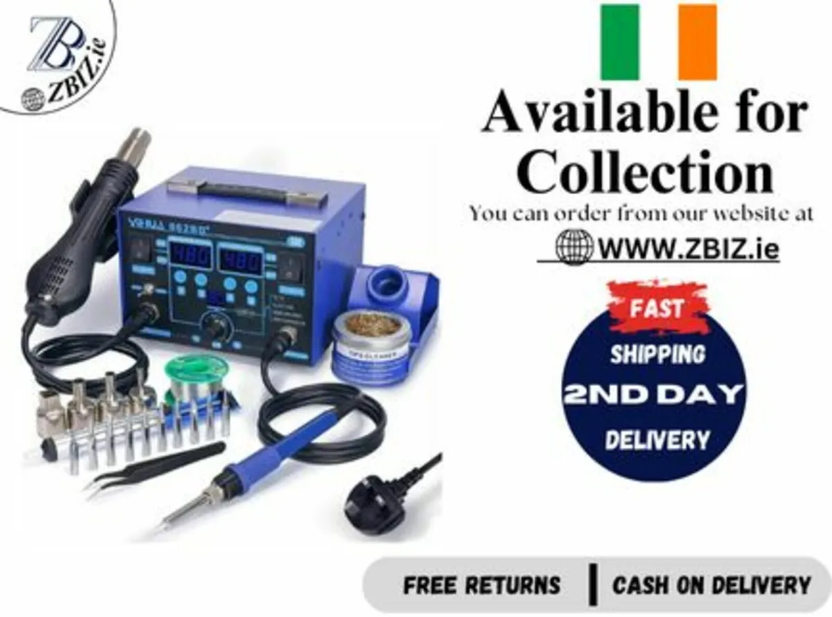 Hot Air Rework and Soldering Station Temperature - Image 1