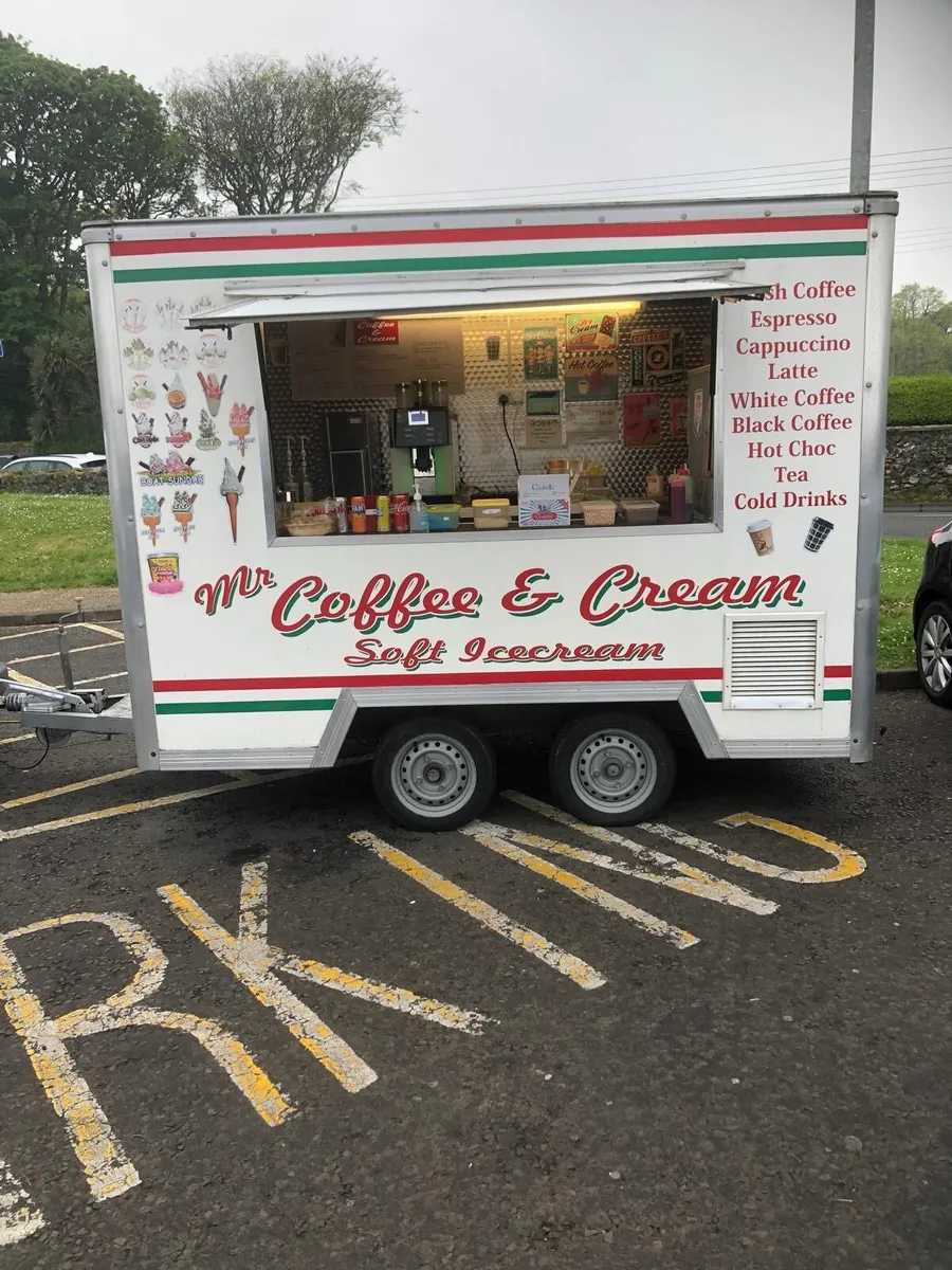 Ice cream and coffee trailer - Image 1