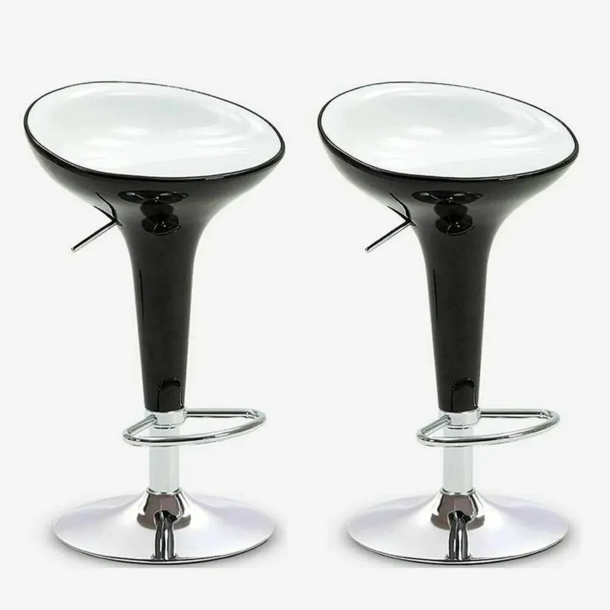 Bar Stools Set of 2 with Gas Lift for Kitchen - Image 3