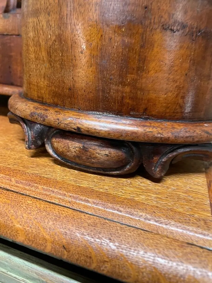 19th Century Mahogany Cheval / Toilet Table Mirror - Image 3