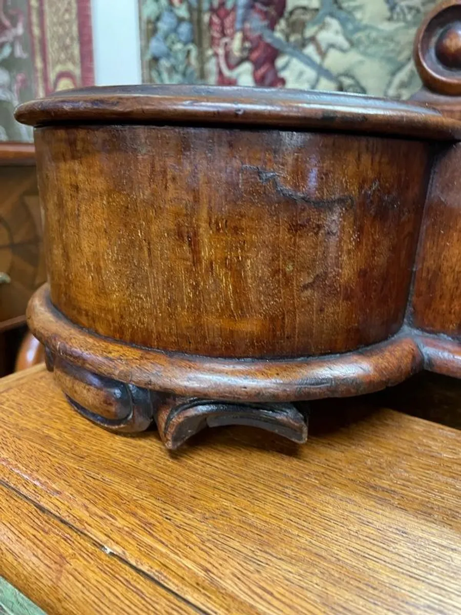 19th Century Mahogany Cheval / Toilet Table Mirror - Image 4