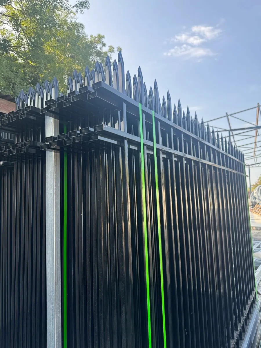 Brand new modern black fencing - Image 3