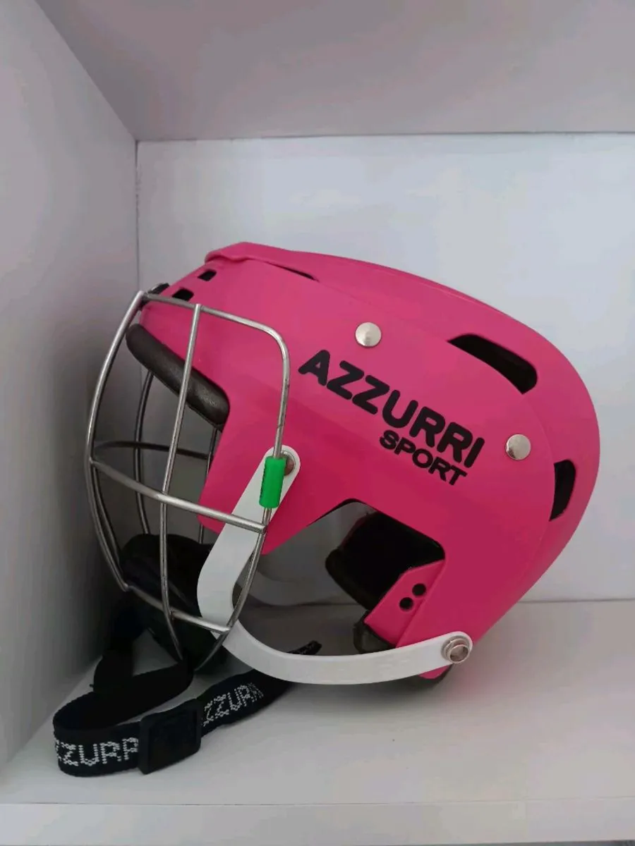 Kids Pink Hurling/Camogie Helmet - Image 1