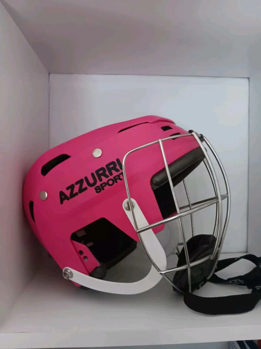 Kids Pink Hurling/Camogie Helmet - Image 3