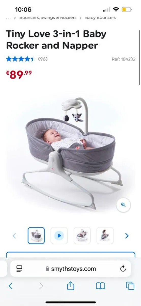 baby basket/rocker - Image 1