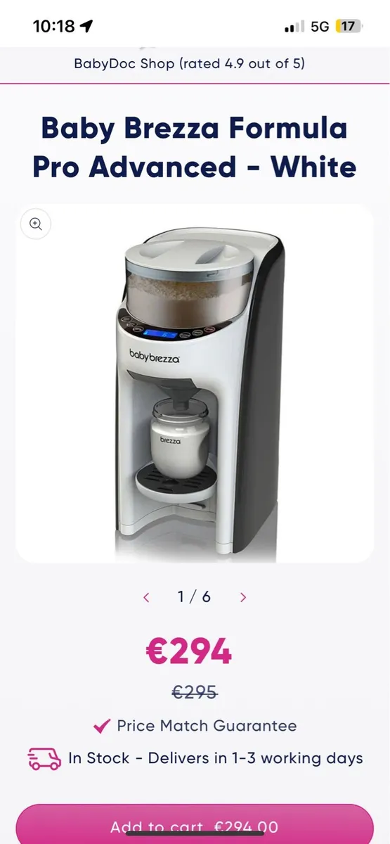 Baby brezza formula pro