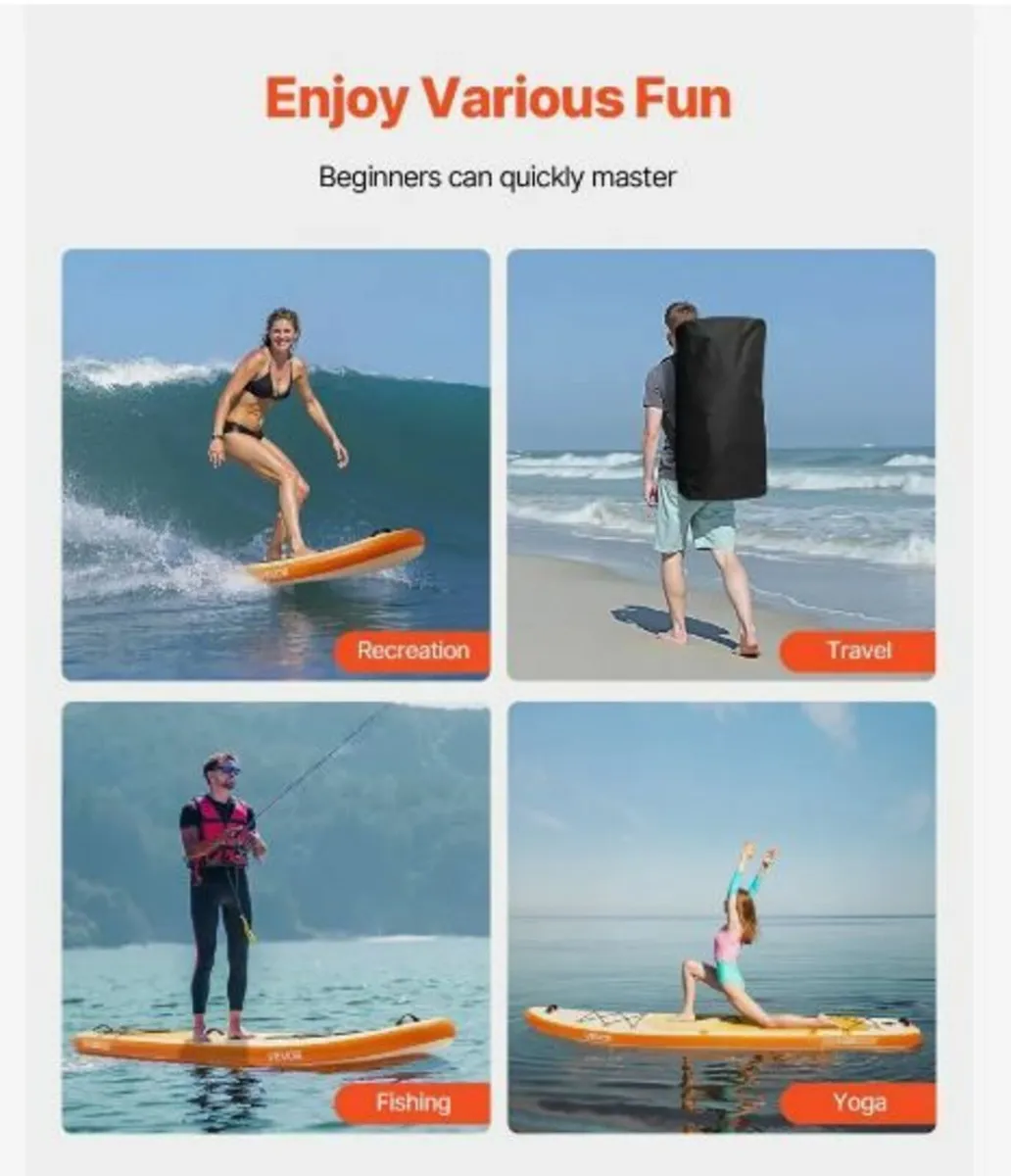 Inflatable Stand Up Paddle Board 3.35m - Image 4
