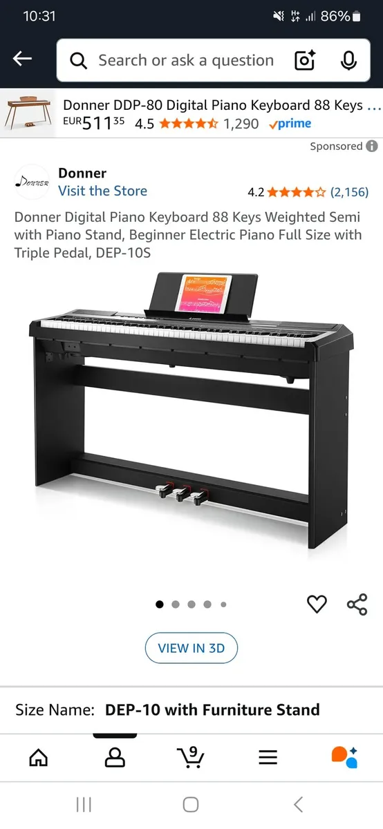 Donner Digital Piano - Image 1