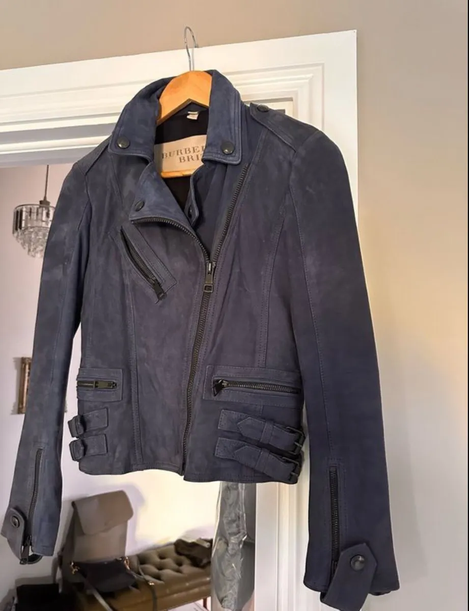Authentic Burberry lamb leather jacket RRP 1600e - Image 1