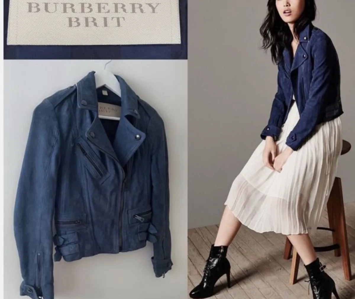 Authentic Burberry lamb leather jacket RRP 1600e - Image 3