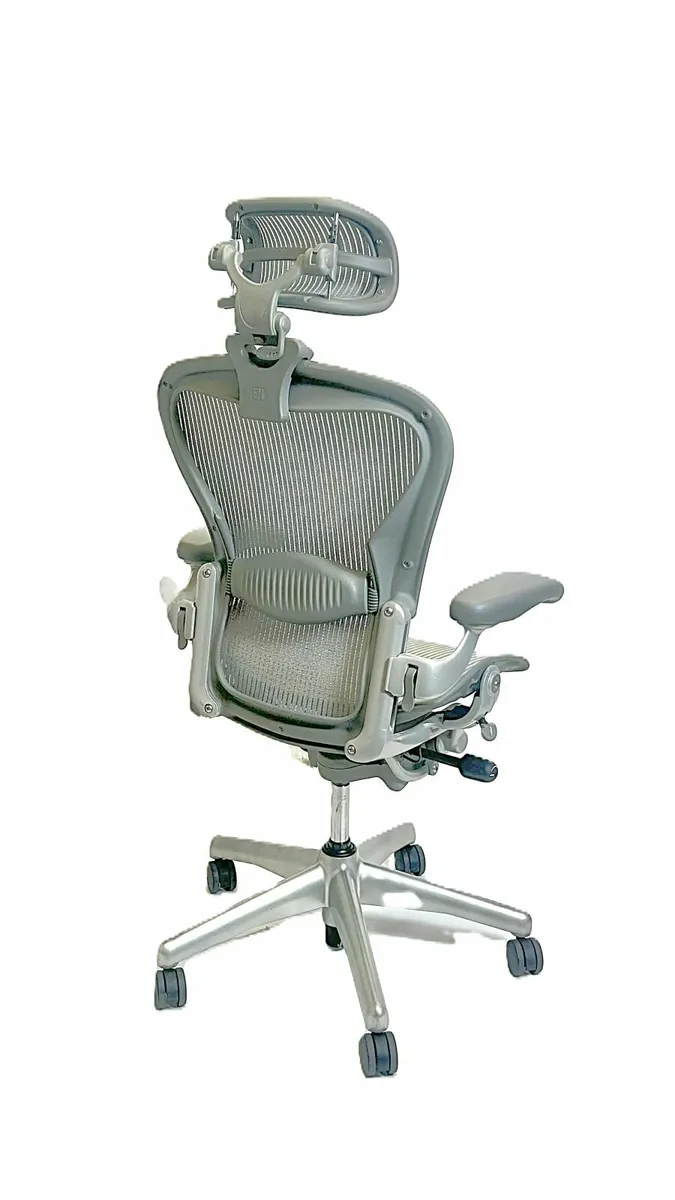Mineral Grey Chair Headrest for Aeron Chair - Image 3