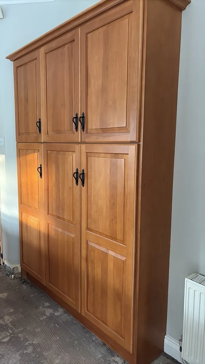 Solid cherry wood slim wall unit - Image 2