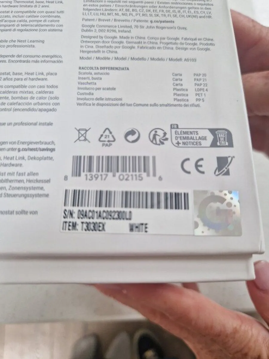 Nest Learning Thermostat Brand New - Image 2