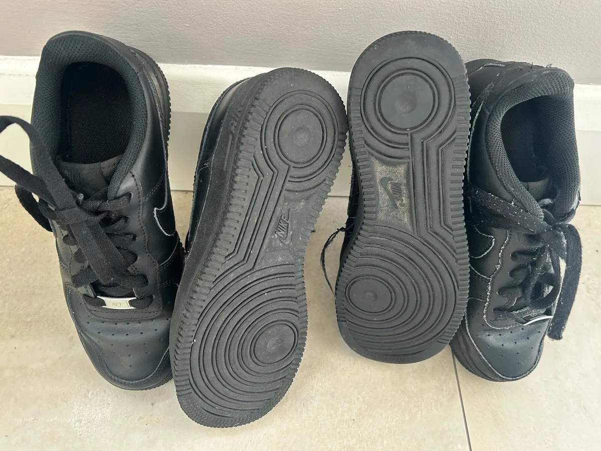 Nike Black Airforce trainers - Image 2