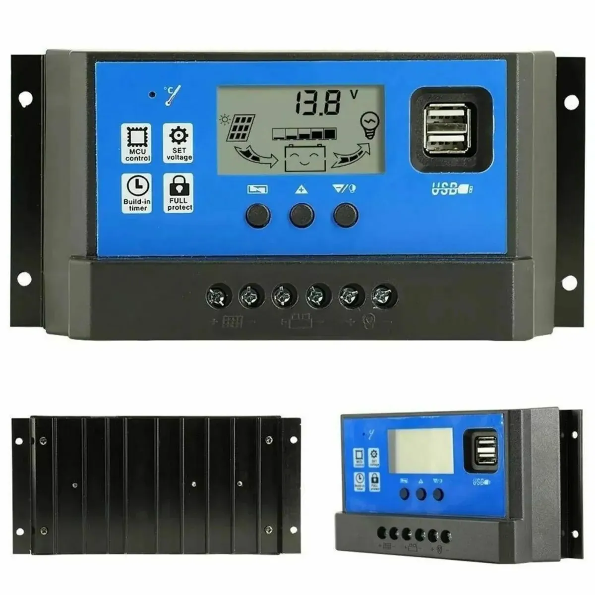 Solar Charge Controller Auto Parameter Adjustable - Image 3