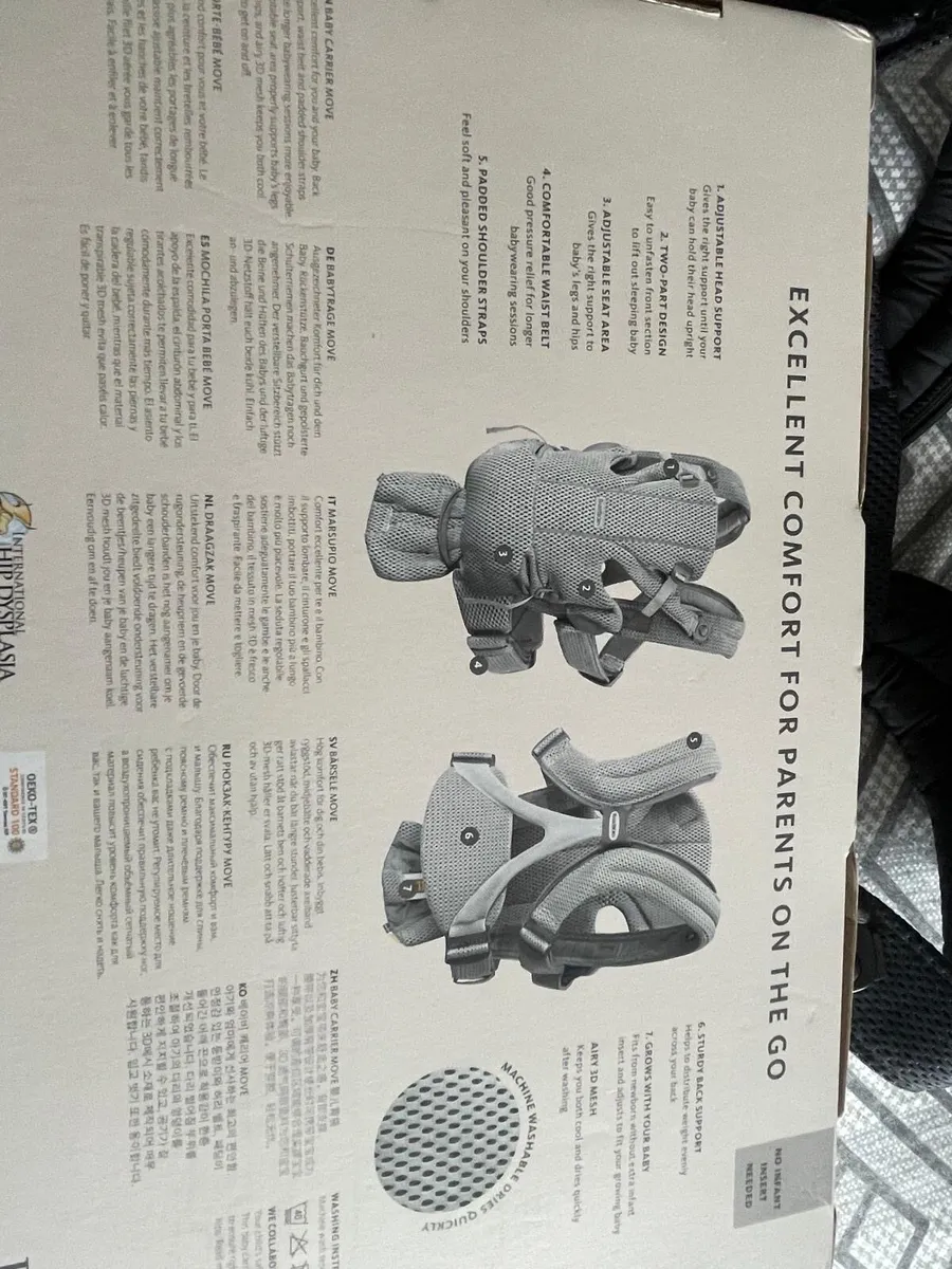 Mamas and Papas Luna Crib and baby born carrier - Image 3