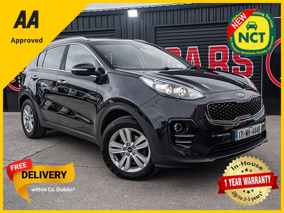 2017 Kia Sportage 1.7d/Carplay/New NCT/1yr warrant - Image 1