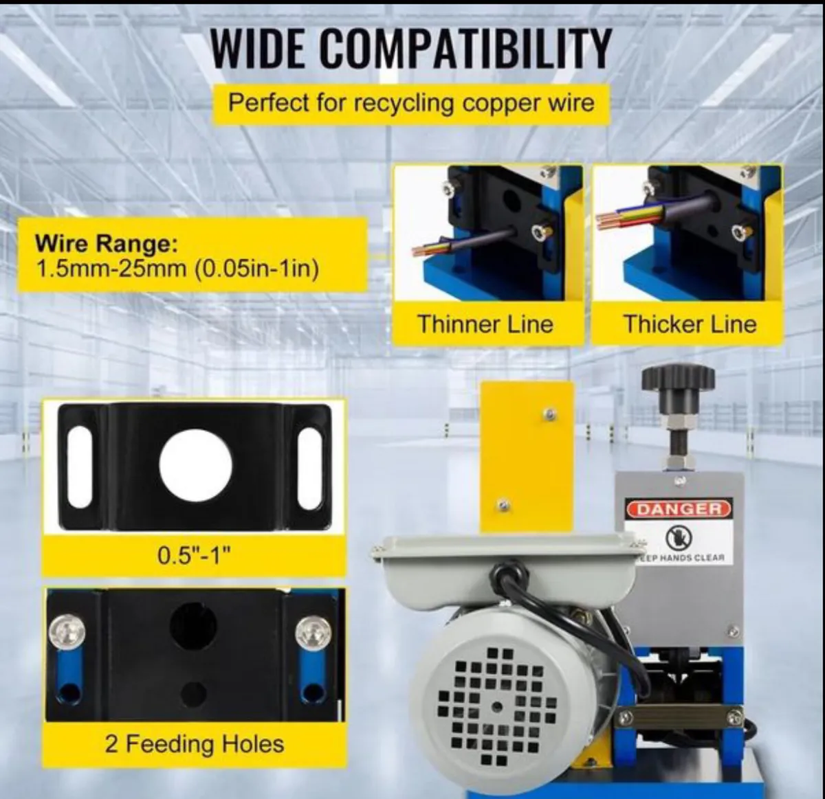 Electric Wire Stripping Machine Cable Stripper - Image 3