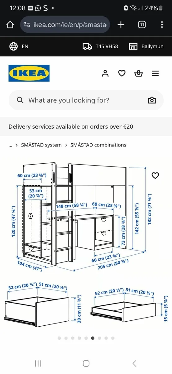 Loft bed - Image 1