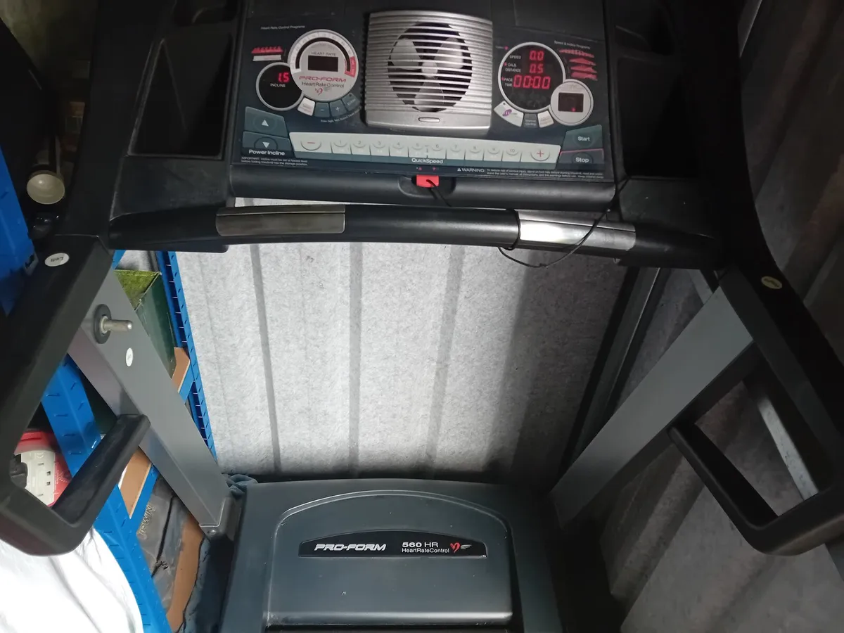 Treadmill and gym equipment. - Image 2