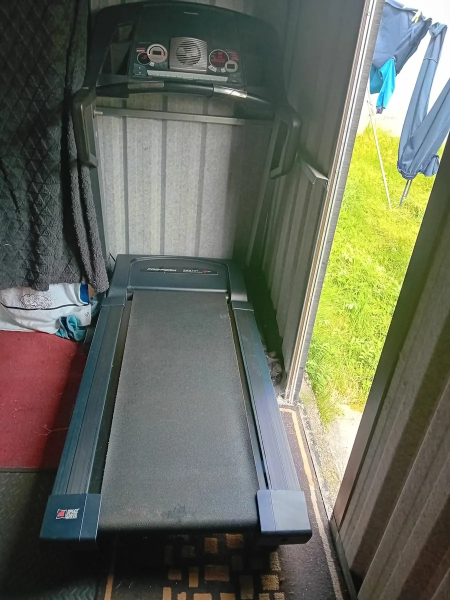Treadmill and gym equipment. - Image 3