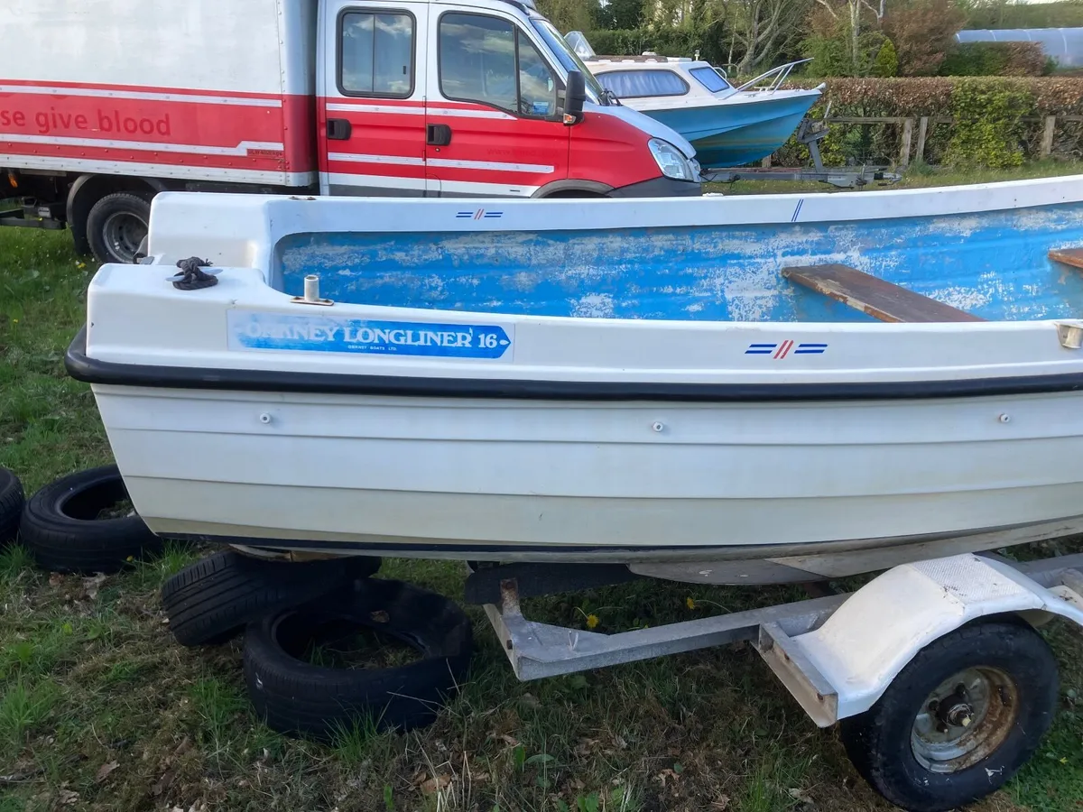 ORKNEY LONGLINER 16 BOAT ONLY NO TRAILER/ OUTBOARD - Image 4