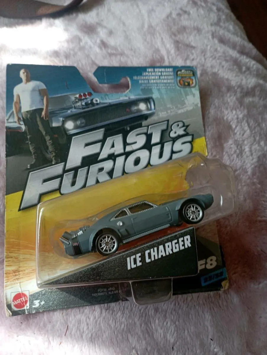 MATTEL FAST & FURIOUS DODGE ICE F8 GREY - Image 1