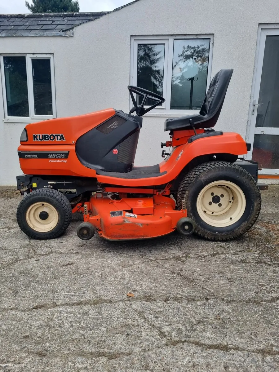Ride-on Kubota Diesel Lawnmower G2160 - Image 1
