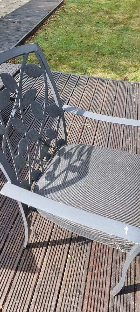 Garden furniture Table and Chairs Aluminium - Image 2