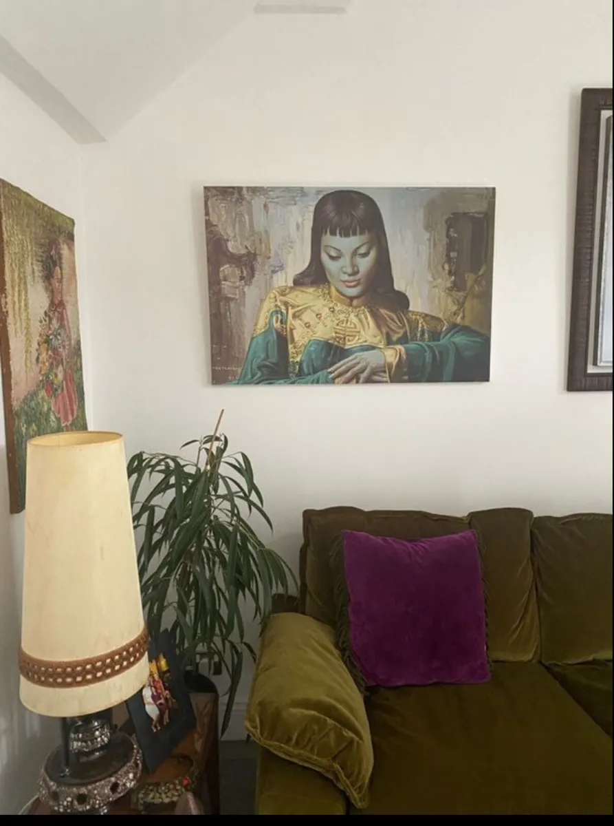 Framed Print on Canvas 90 x 65 cm - Image 1