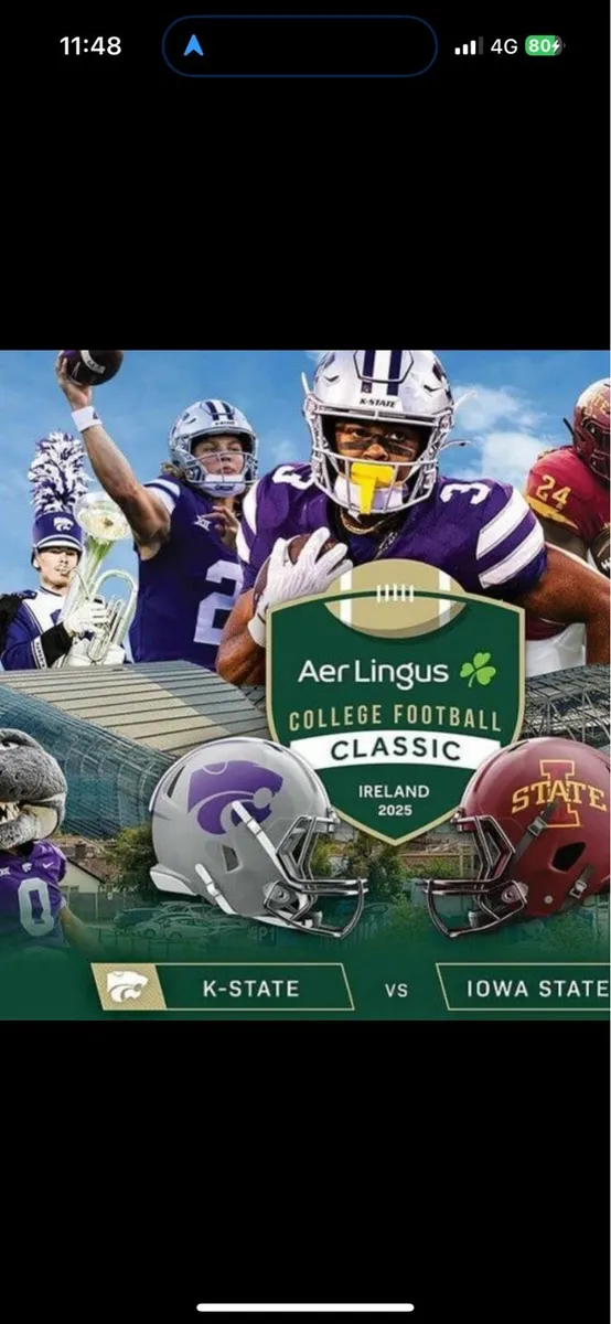 2 tickets College classic