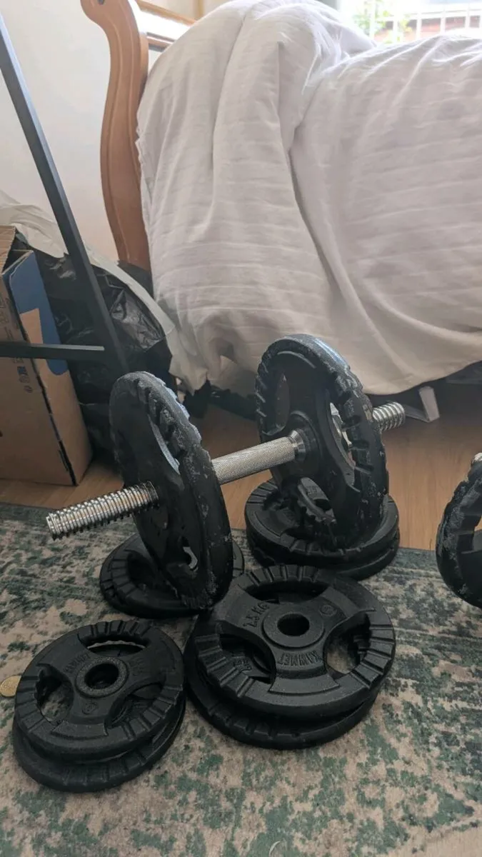Dumbbells 35kg total - Image 3