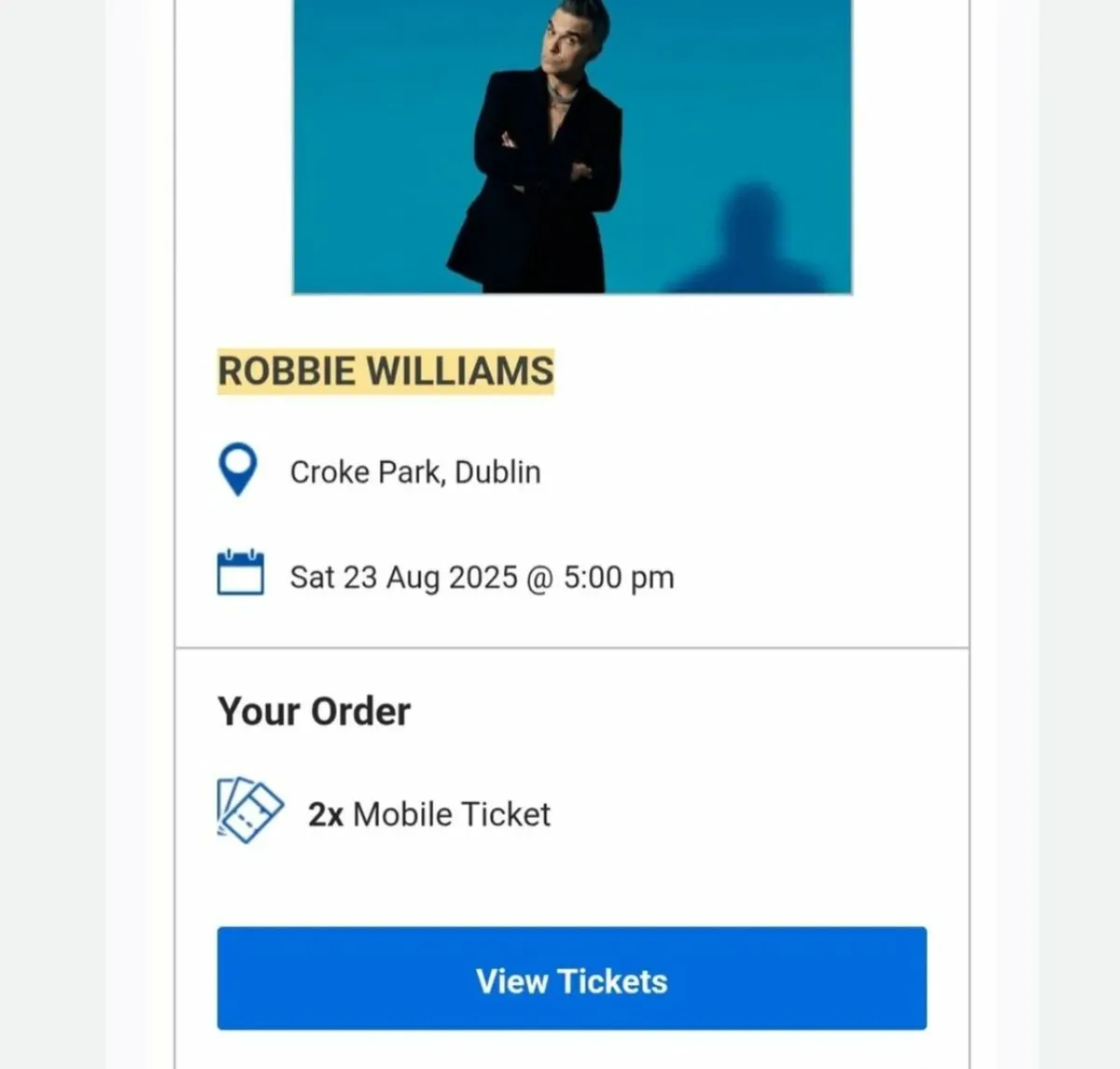 Robbie Williams x2