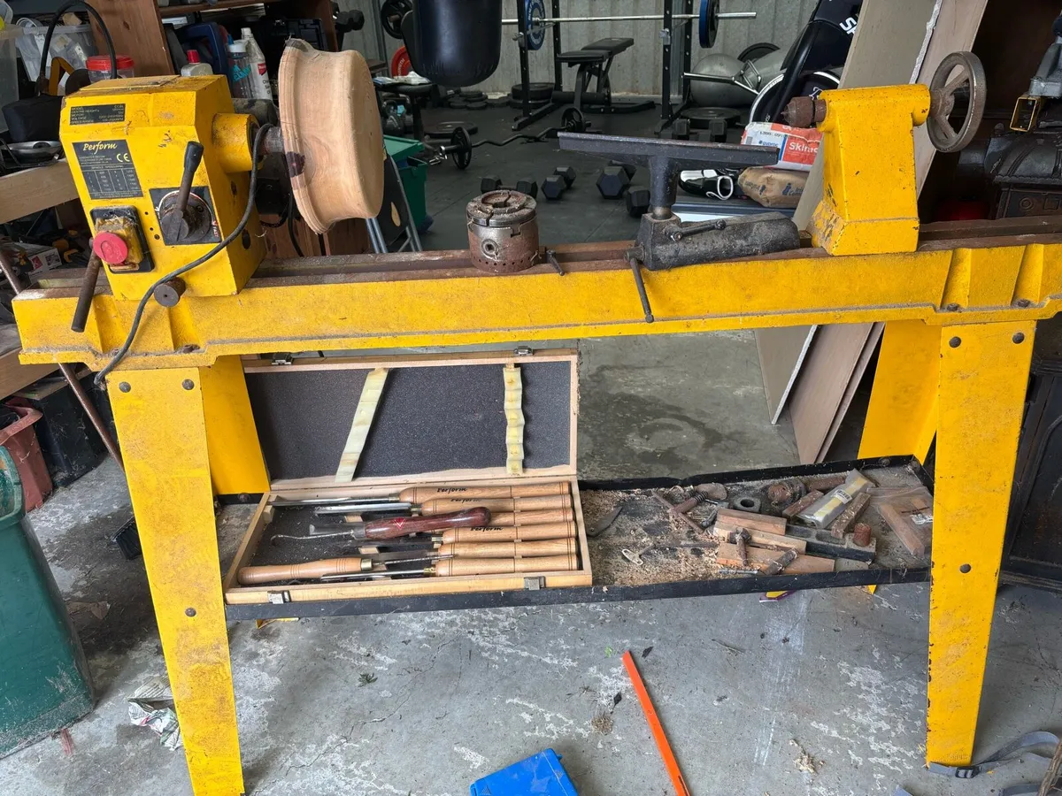 Perform wood lathe