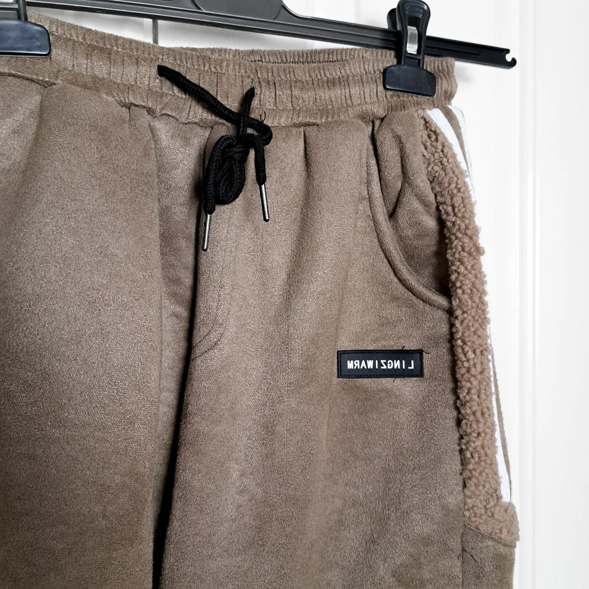 Brown Sherpa Sweatpants Joggers Boys 8-9 years - Image 4