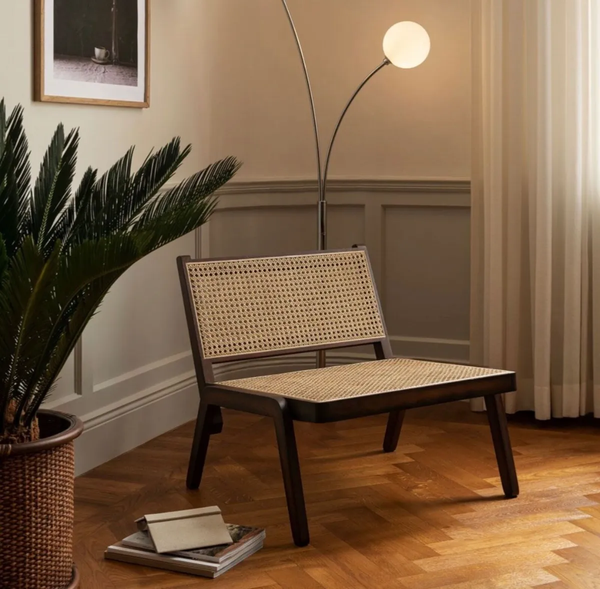 H&M Rattan Chair - Image 1