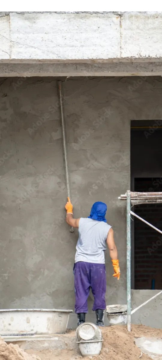 Plasterer Available outdoor indoor work