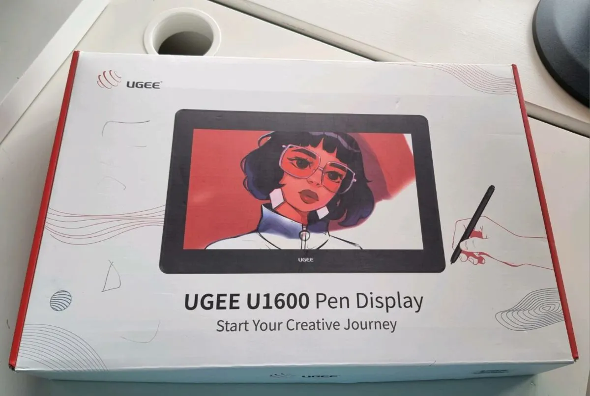 Graphic Tablet with screen 15.4" - UGEE U1600 - Image 1