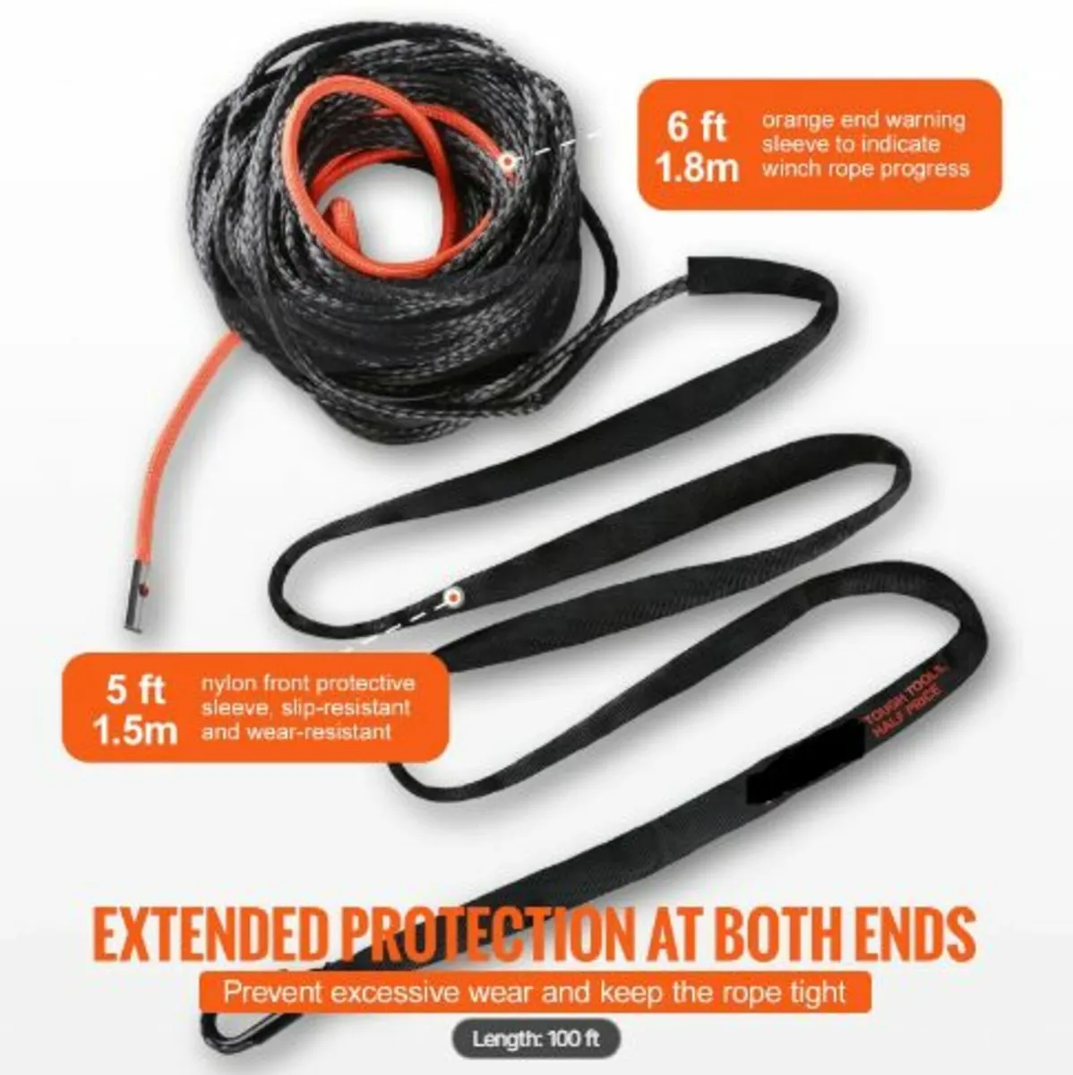 Synthetic Winch Line Cable Rope - Image 2