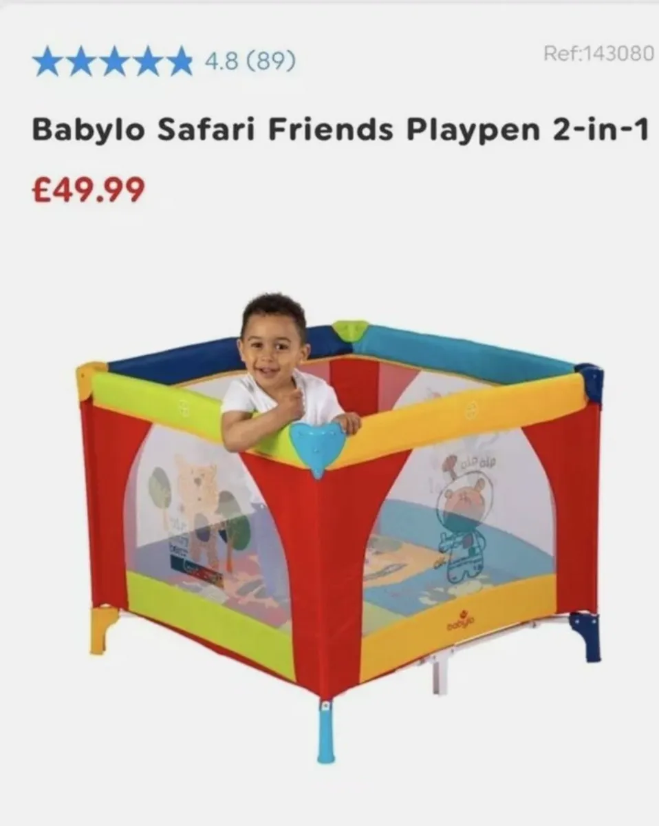 Travel cot and play cot 2 in 1 - Image 2