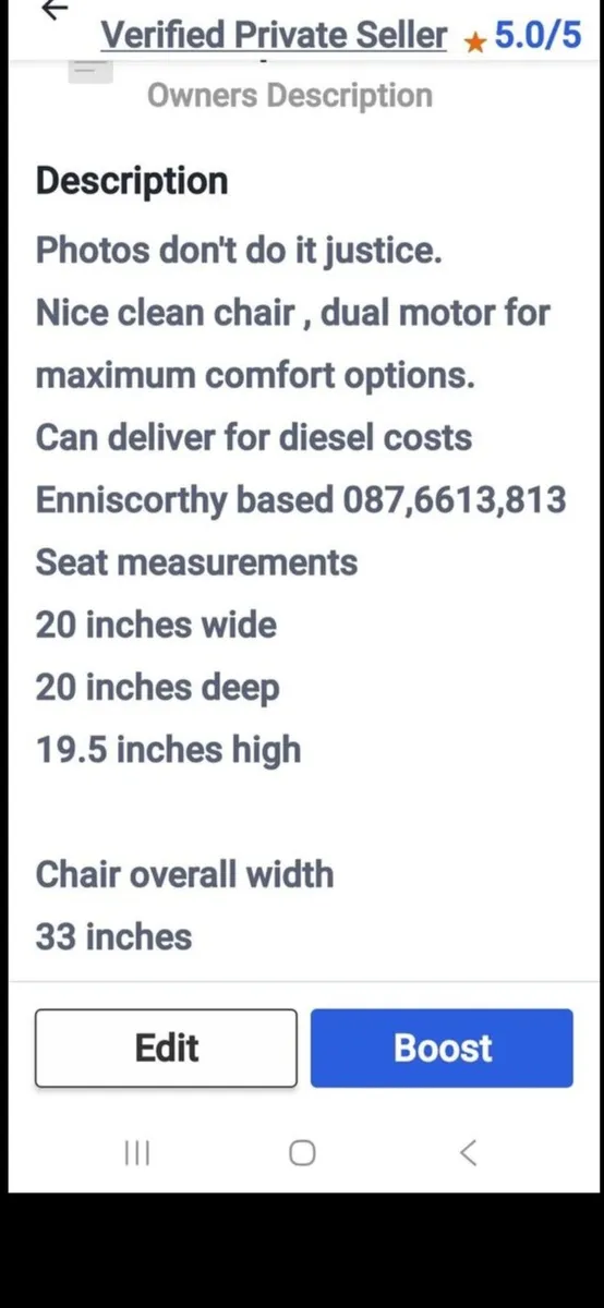 Riser recliner electric armchair - Image 2