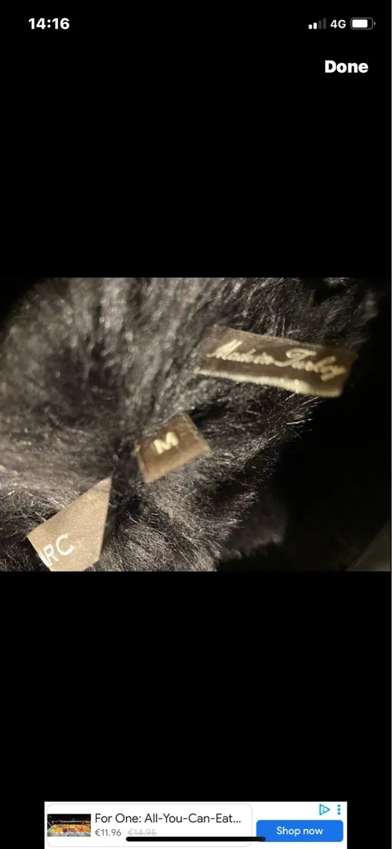 Andrew Mark Shearling Lamb Suede Coat - Image 4