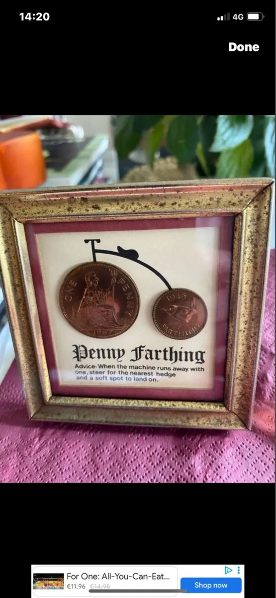 Vintage Penny Farthing Display - Image 1