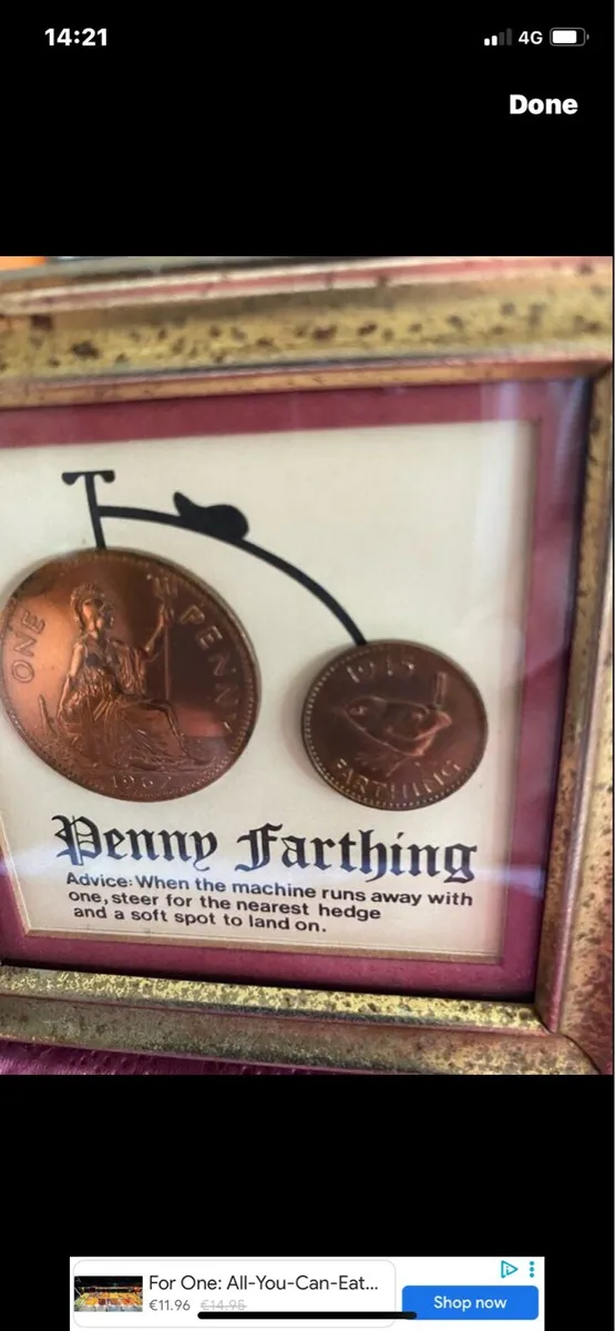 Vintage Penny Farthing Display - Image 2